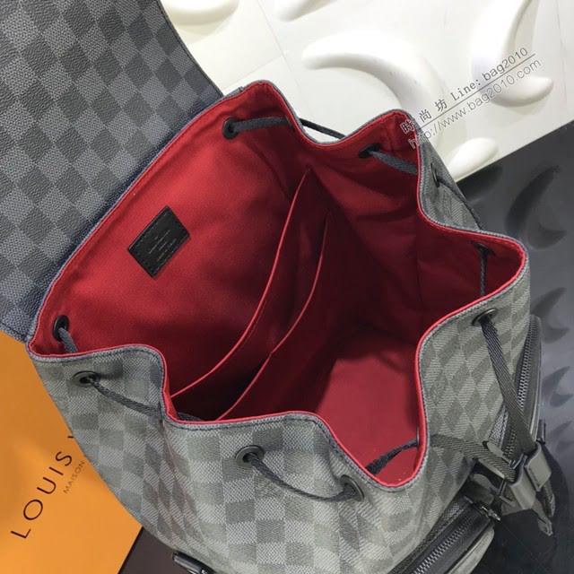 LV包包 LV新款雙肩包 N40279 Utility雙肩包 LV棋盤格男士後背包  ydh3693